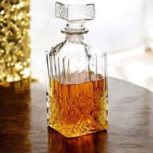 TendenciaBotella Licorera Vidrio Tequila Whisky Bebida Diseño Labrado TransparenteCalidad premium - 1 - Ver 9