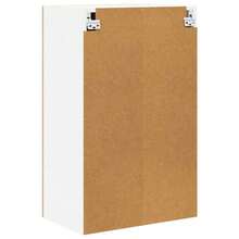 vidaXL Armoire suspendue Chêne Sonoma et Blanc 50 x 31 x 80 cm - Tabac - Voir 8