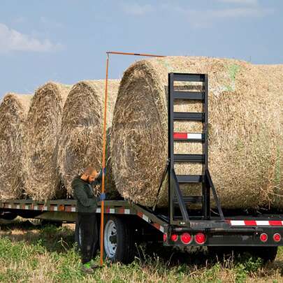 Load Height Measuring Stick 15' Sturdy Fiberglass Truck Height Stick With Adjustable Pole Non-Conductive Truck Height Measuring Stick With Carrying Bag Height Stick For Trucks Car Haulers