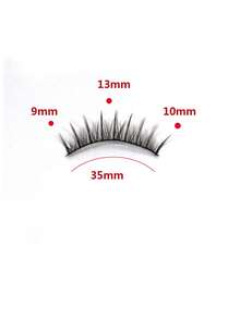 5 Pairs/Box Wispy Natural Looking False Eyelashes, Criss-Cross Sunflower Design, Suitable For Everyday Wear, Office Commute, Messy Yet Elegant Fairy-Like Lashes - Spiky Manga Lashes - View 6