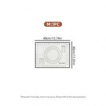 1pc Professional Baking Mat With Precise Measurement! Made Of EVA Material, Non-Stick And Easy To Clean. Built-In Precise Measurement Grid, Effortlessly Control The Size Of Your Dough. Enjoy Precise And Efficient Pizza And Pastry Making, And The Joy Of Baking! - - - View 9