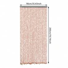 Bamboo Wood Beaded Curtain, 52 Strings Natural/Walnut Door Curtain, Bamboo And Wooden Doorway Curtain, 52-String Natural Bead Partition, Large Door Curtain For Privacy, Room Divider, Wall Decor, Vintage & Bohemian Style,  79x35 Inch Room Divider For Doorway, Window, Boho & Rustic Decor, Noise Reducing, Includes Wooden Track & Rings - màu nâu cà phê - Xem 2