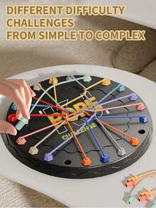 适合全家游玩的国际象棋套装，家庭娱乐游戏，互动益智游戏，生日礼物，三轴国际象棋，棋盘游戏 - 彩色 - 查看 3