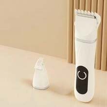 1pc 2-In-1 Electric Pet Grooming Kit - Pet Hair Trimmer And Nail Grinder, For Dogs & Cats, USB Rechargeable, Skin-Friendly - Essential 2-In-1 Pet Grooming Tool - Electric Trimmer And Nail Grinder, No Hair Pulling, Suitable For Sensitive Pets - Multicolor - View 12