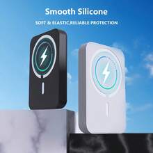 XBJ 这款磁吸式快充移动电源支持15W最大快充，容量高达5000mAh，经久耐用。可调节支架提升了使用体验，无线充电功能兼容多种手机和电子设备。此外，它还带有MagSafe磁吸式指示灯，是情人节的理想礼物。 - 5000迷你行動電源(白色) - 查看 7