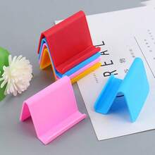 1个塑料桌面手机支架，多功能便携式平板电脑支架，防水小型支撑架，适用于智能手机和平板电脑，平板电脑支架，动态手机支架，平板电脑支架，兼容、安卓手机，生日礼物，送给家人、朋友的手机支架手机配件（颜色随机） - 彩色 - 查看 5