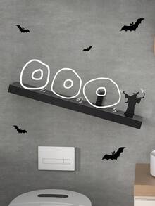 Toilet Paper Holder, Standing Toilet Roll Holder 3 - 4 Rolls With Heavy Base, Tissue Paper Roll Dispenser Storage Bathroom Black - Multicolor - View 8