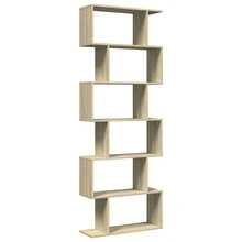 vidaXL Tavolino separato da 6 pezzi ebenex chêne sonoma 70x24x193 cm - Castano - Visualizzare 2