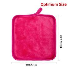 Facial Cleansing Towel, 13cm*13cm Facial Cleansing Towel, Super Soft Makeup Remover Dry Towel, Thick Cleansing Towel Suitable For Sensitive Skin, Soft And Absorbent, Cleansing And Removing Makeup. - Multicolor - View 3