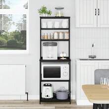 vidaXL Tavolino da cucina Chêne nero 60 x 40 x 168 cm - nero - Visualizzare 4