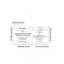 OceAura 镁保湿霜 - 局部涂抹镁元素，深层滋养舒缓肌肤，100克天然身体保湿霜，促进休息和放松 - 彩色 - 查看 6