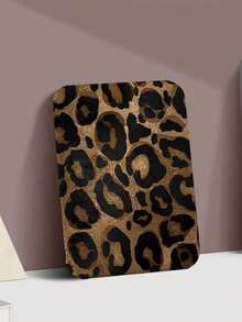 1pc Leopard Print Foldable Vanity Mirror, Large/Small Size For Student Dorm - Multicolor - View 8