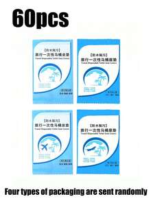 10-100pcs/Pack Disposable Plastic Waterproof Anti-Slip Toilet Seat Covers, Individually Packaged, Portable - Clear - View 17