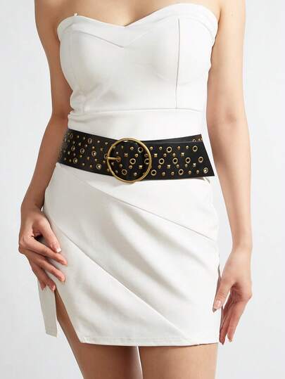 Polka Dot Punk PU Leather Punk, All Season
