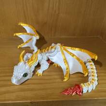 2026最新款3D打印玩具摆件，可动关节大角龙，小型玩具装饰品，办公桌摆件，减压玩具 - 彩色 - 查看 8