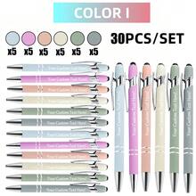 12/30pcs Personalized Engraved Metal Ballpoint Pen Set With Stylus Tip, Medium Nib, Custom Business Office Writing Pens, Personalized Graduation Keepsake - Sets - View 17