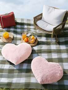 1 Stück weiches rosa herzförmiges Plüschkissen, maschinenwaschbar aus Polyesterfaser, geeignet für Innen-/Außendekor, ideales Valentinstags-Geschenk, unisex, Büromöbel-Accessoire, Kissen, Sitzkissen, Büroartikel für Damen, Valentinstags-Geschenk, Bürodekoration, Raumdekoration, Heimdekoration, Lehrerbedarf - Verschiedenfarbig - Übersicht 7