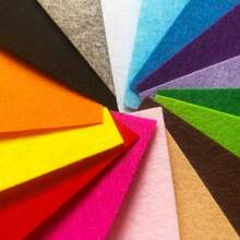 16PCS 8 X 12 Inches (20 X 30cm) Assorted Color Felt Fabric Sheets Patchwork Sewing DIY Craft 1mm Thick - Multicolor - View 8
