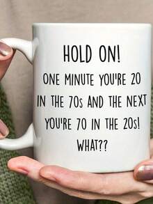Funny 70Th Birthday Mug: You Were 20 In 70S, And Now You'Re 70 In 20S. A Coffee Mug Birthdays, Grandmothers, Grandfathers, Mothers, Fathers, Or As A Humorous Friends Celebrating Their 70Th Birthda Christmas Gifts - 黑色3 - 查看 1