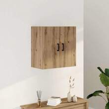 vidaXL Armario de pared chêne artesanal 60x31x60 cm ingeniería de madera - Marrón - Ver 1