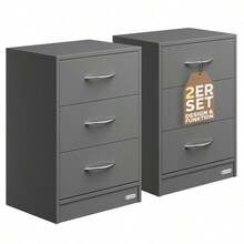 Cómodas y Cómodas de Cajones - Madera Gris - Ver 10