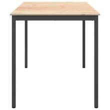 vidaXL Tavolo da Bar Naturel 110 x 55 x 105 cm Bois de Pin Massif - Castano - Visualizzare 6
