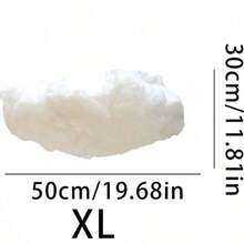 3件套（小号、中号、大号）人造云朵装饰，适用于客厅、卧室、天花板装饰，可用作背景、婚礼/生日/展示装饰、家居装饰、房间装饰、墙面装饰，也是毕业季的绝佳礼物
