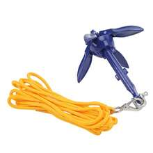 CYPNAncla para Kayak Almacenamiento Conveniente Ancla Marina Duradera Plegable Buena Fijación Aluminio con Bolsa de Almacenamiento paraFashion - 219671097 - Ver 2