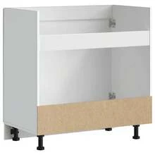 vidaXL Mobile basso per évier Kalmar bianco brillante 80x46x81,5 cm - Bianco - Visualizzare 7