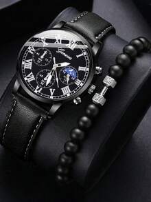 Men Watch Sets - Black - View 3