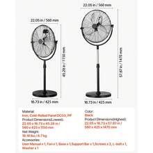 Ventiladores de pared - 560 milímetros - Ver 7