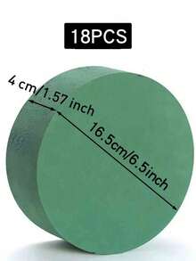 20pcs/10pcs/5pcs/4pcs/2pcs 16.5cm/4cm*12cm/4cm*8cm/4cm Round Floral Mud, Green Wet & Dry Floral Mud Blocks, Suitable For Weddings, Artificial Walkways, Party Decorations, Fresh Flower Arrangements, Room Decor - Multicolor - View 14