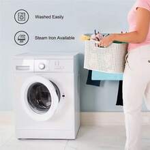 **Chill Reggae ** Style Curtains - Abstract Music Design With Sun, Palm Trees & Iconic Singer, Semi-Sheer Polyester, Machine Washable, Rod Pocket, Perfect For Spring Vibes, Living Room Decor - 彩色 - 查看 4