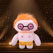 Spin Master Fugg Stars 9英寸毛绒玩具，官方正品，趣味丑陋怪兽毛绒玩具，拥有类似人类的牙齿，丑萌怪兽成人趣味玩偶，完美的毛绒玩具收藏生日礼物