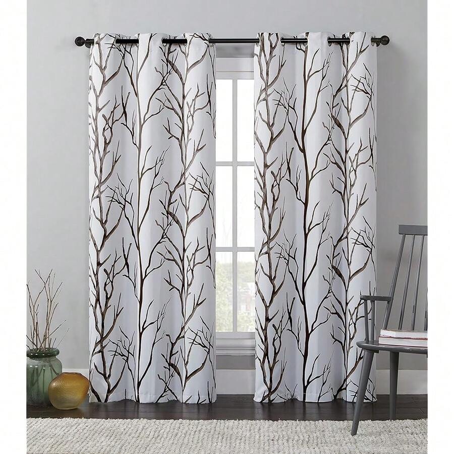 VCNY Home - Blackout Curtain, Window Treatment With Grommet Top, Stylish Home Decor (FKingdom Beige, 40\ X 84\) - 淺褐色的 - 查看 1
