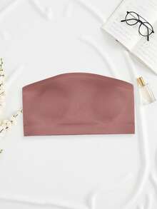 夏季女士无肩带文胸套装，包括抹胸式文胸、露背上衣和吊带背心。 - 紫色 - 查看 5