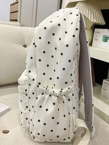 Nueva mochila casual minimalista y elegante de estilo coreano, durable y versátil - Blanco - Ver 2