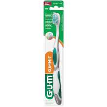 GUM Summit+ - cepillo para polvo de dientes suave, cerdas cónicas ultra finas para una eliminación más efectiva de la placa, cepillos de dientes extra suaves para adultos, 12 unidades(1 Count (Pack of 12)) - Multicolor - Ver 12
