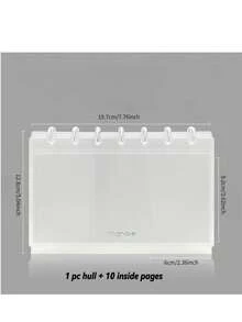 3英寸极简主义明信片展示相册，蘑菇扣桌面支架，翻页日历，照片相册 - 彩色 - 查看 13