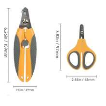 1 Set de 2 piezas Cortaúñas para mascotas, Cortaúñas profesional para perros y gatos con bloqueo de y mango antideslizante, Tijeras de aseo para mascotas pequeñas y medianas - Azul menta - Ver 8