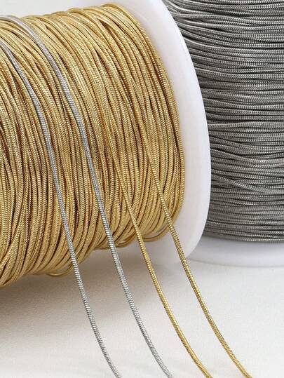 2m Fashion Steel Snake Bone Chain For DIY Jewelry Making, Bracelets, Necklaces