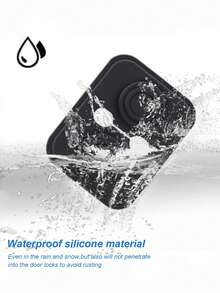 Silicone Car Door Lock Cover – Triple-Layer Shock Absorption Pad, Noise Reduction & Dustproof Protection For Door Latch, Anti-Rust Guard With Soft Silicone, Easy Install For All Vehicles,Door Shock-Absorbing Buffer Sleeve, Door Lock Tongue Protective Sleeve - Door Lock Protective Cover - View 6