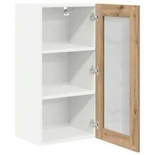 vidaXL Armario suspendido con almacenamiento Chêne artesanal 40 x 31 x 80 cm - Marrón - Ver 5