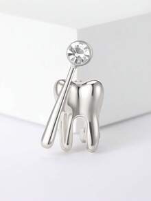 Luxury Glossy Teeth Brooches - Creative Pins For Women Unisex Casual Party Jewelry Accessories / Friends Gifts Badges Decoration - Teeth - View 10