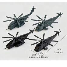 Military Naval Ship Aircraft Carrier Toy Set, Includes Small Model Planes, Destroyers, Battleships And Supply - Black and Gray - View 9