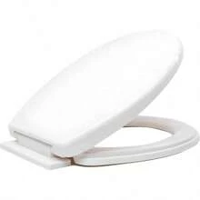 Requisite Needs Soft Close Toilet Seat – White Oval, Top Fixing With Adjustable Hinges - White - View 2