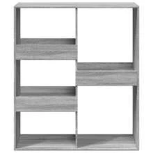 vidaXL Cloison de separation sonoma gris 100x33x115 cm made of engineering - Grigio - Visualizzare 4