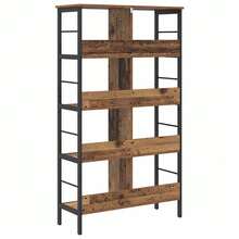 vidaXL Étagère Bois Ancien 82 x 32 x 144,5 cm Bois d'ingénierie - Tabac - Voir 7