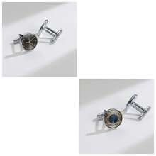 6 Pairs Classic Mixed Shape Cuff Links Men Tuxedo Shirt Cufflinks For Wedding Groom Business Gift Set - Multicolor - View 5