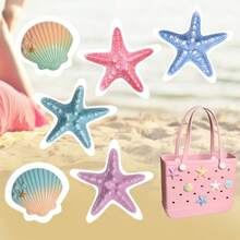 EnriQ Charms For Bogg BagFlower Charms Compatible For Bogg Bags Accessories Decoration Fits For  Beach Totes - 海星 - 查看 4